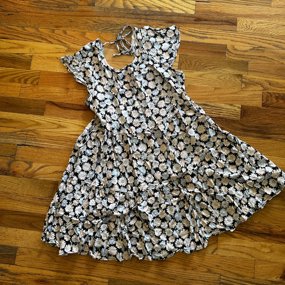 Flower mini dress